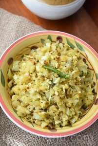 Cabbage Thoran / Cabbage Upperi / Kerala Cabbage Stir-Fry - Mozis Menu
