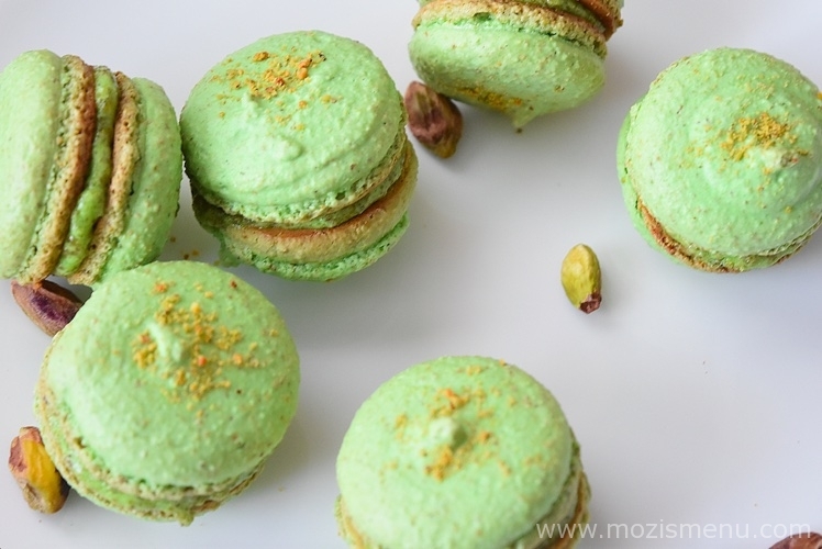 Lemon Pistachio Macarons