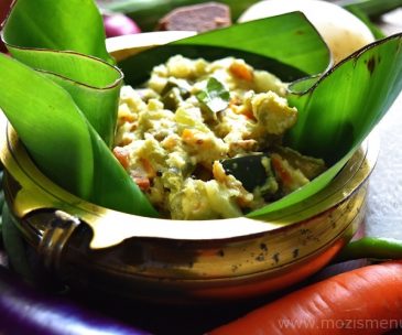 Aviyal / Avial /  Kerala Mixed Vegetable Coconut Gravy