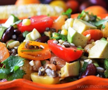 Tri-Beans, Fruit & Corn Salad / Homemade Bean Salad
